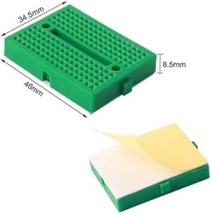 Small Solderable Breadboard 170 Tie-Points Mini Breadboard Kit Mini PCB Prototype Solderless Breadboards Bread Boards Circuits Beadboard