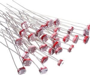 5 Pieces Photoresistor Photo Light Sensitive Resistor Light Dependent Resistor 5 mm (5539)