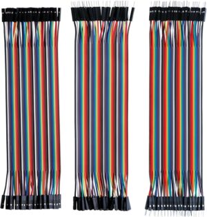 Multicolored Dupont Wire 20 stuks Male to Female, Male to Male, Female to Female Breadboard Jumper Ribbon Cables