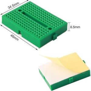 Small Solderable Breadboard 170 Tie-Points Mini Breadboard Kit Mini PCB Prototype Solderless Breadboards Bread Boards Circuits Beadboard